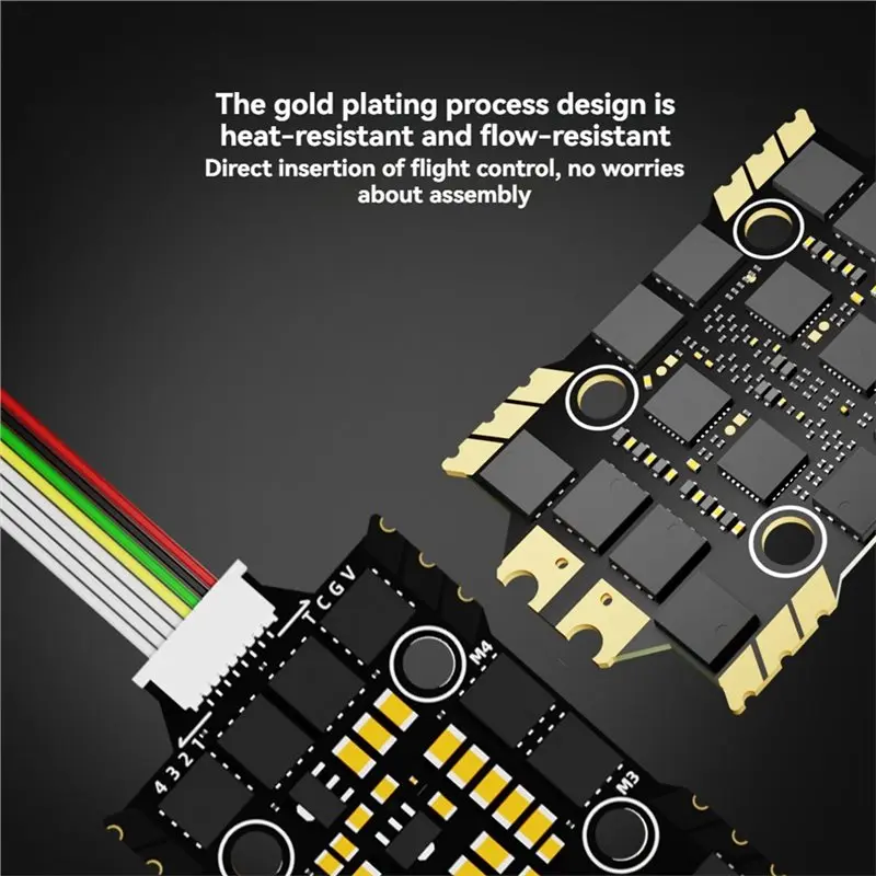 [Promotion】 For RC FPV Drone 60A 4-In-1 6S 32-Bit ESC Dshot600/300 BL32 Firmware Support