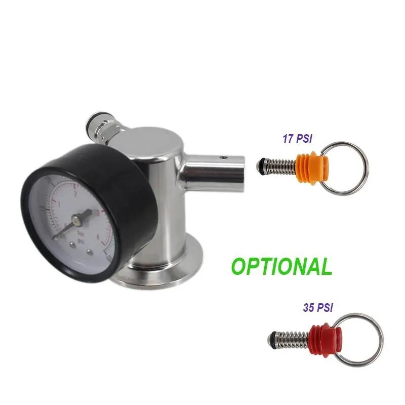 Gas Manifold Bundle 1.5 Inch Tri Clamp Stainless Steel 304 Conical Fermenter Pressure Transfer Purge Oxygen Add Co 2 tools