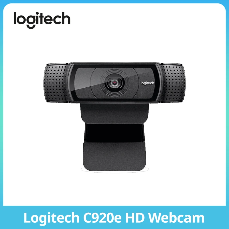 camara-logitech-c920-e-c920-pro-1080p-30fps-cmos-de-3-megapixeles-78-°-campo-de-vision-lente-de-cristal-autofocus-con-microfono-usb-a