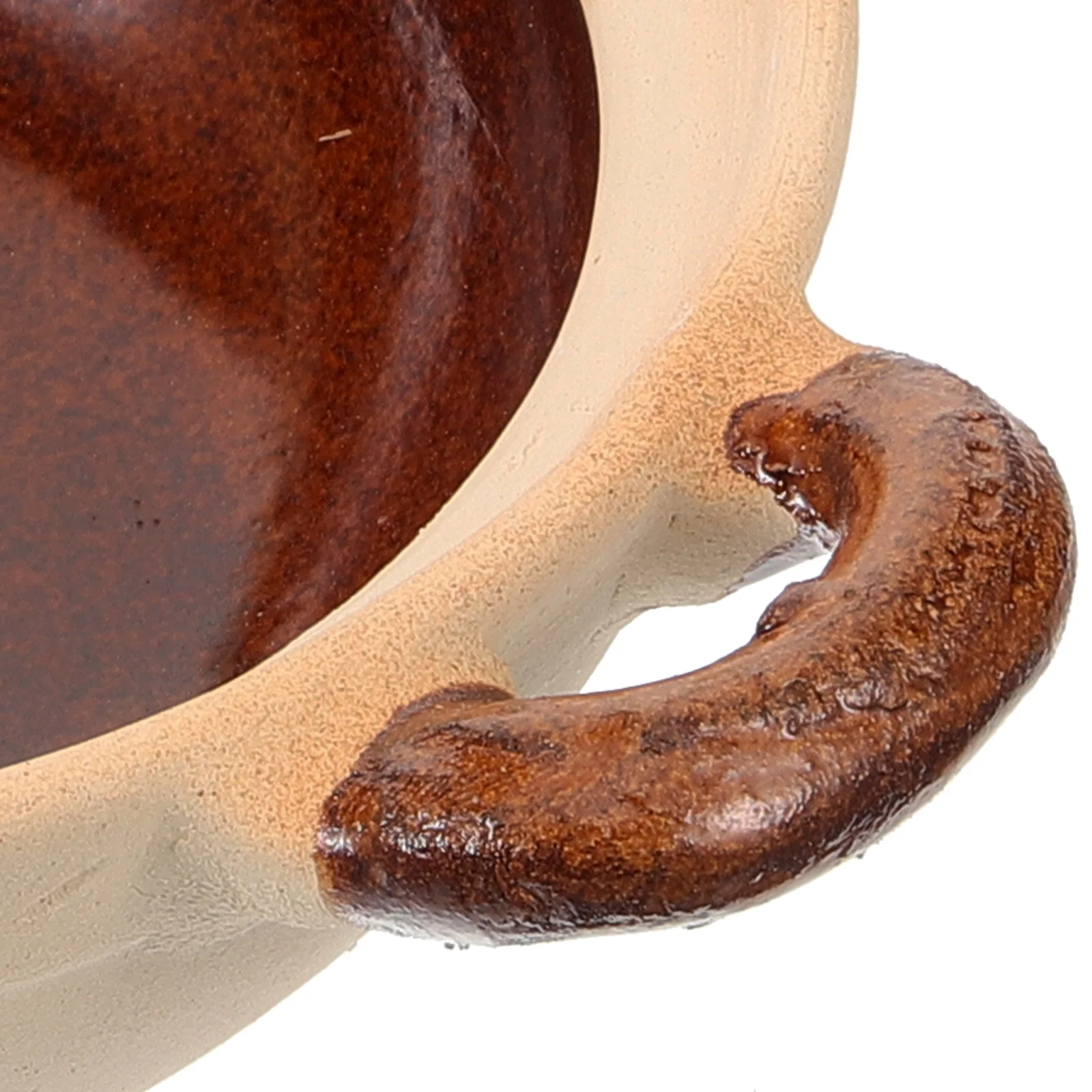 

Clay Casserole Pot 500ml Non-Stick Easy Clean Multi-Functional Stew Porridge Chicken Soup Home Restaurant Kitchen Essentials