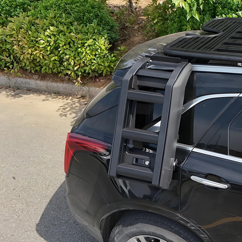High Quality Aluminium Roof Rack Side Ladder Side Cargo Box Trumpchi GS8 2022-2025 SUV Offroad Mod Parts