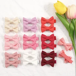 10/20 Pcs Boutique Tiny Baby Bows Cotton 2