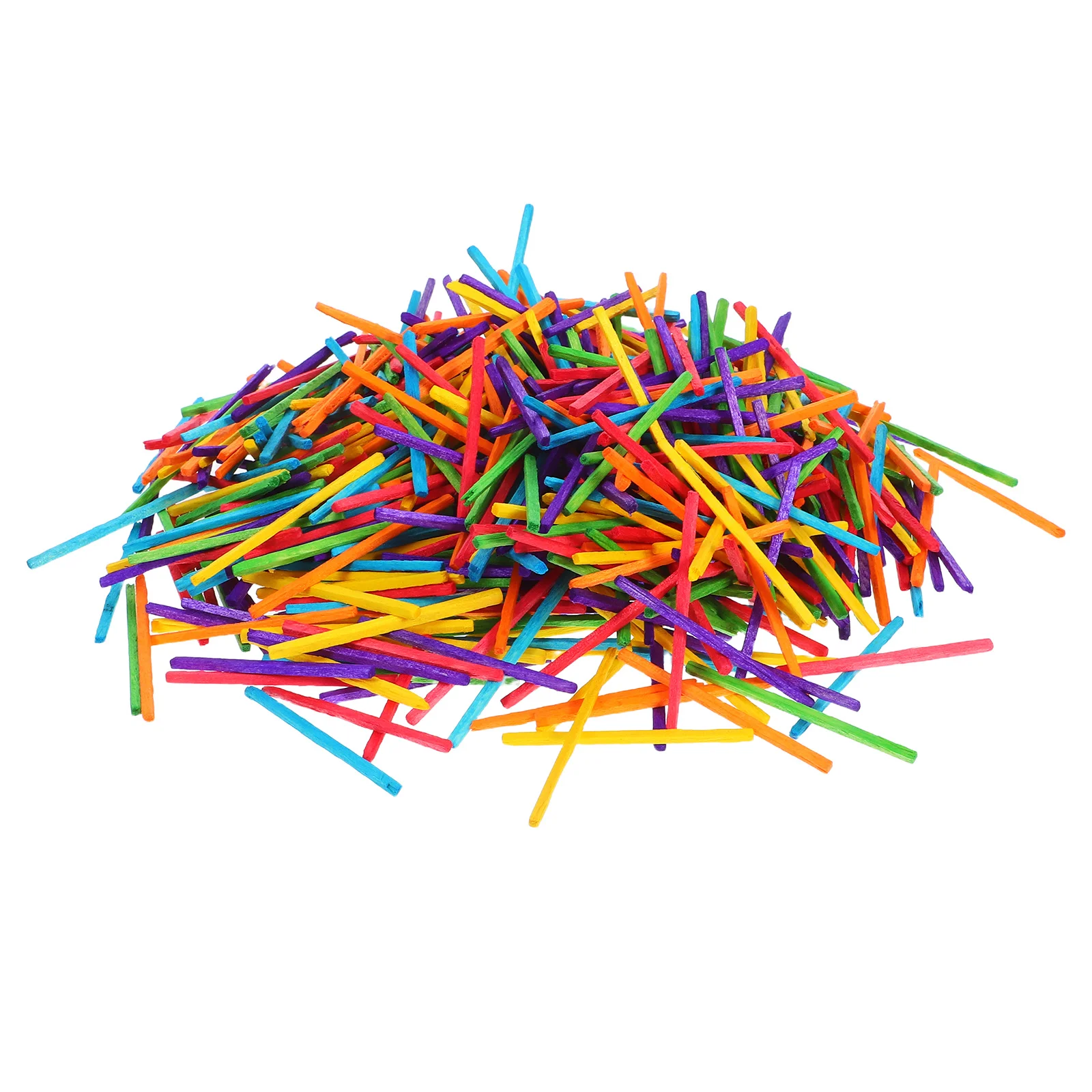 Bâtons artisanaux en bois, petits chevilles carrées, projets de bricolage, manipulation amusante et sûre, scénarios d'utilisation polyvalents, 1000 pièces