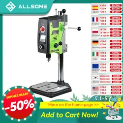 ALLSOME 6-Speed Benchtop Drill Press Drilling Machine
