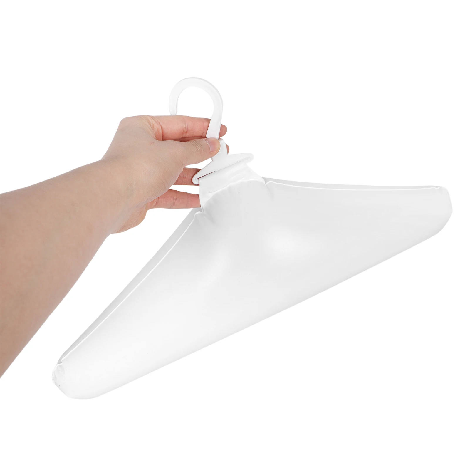 

3Pcs Inflatable Clothes Hangers Portable Foldable Drying Prevents Shoulder Wrinkles Travel Home Camping Hangers for Clothes
