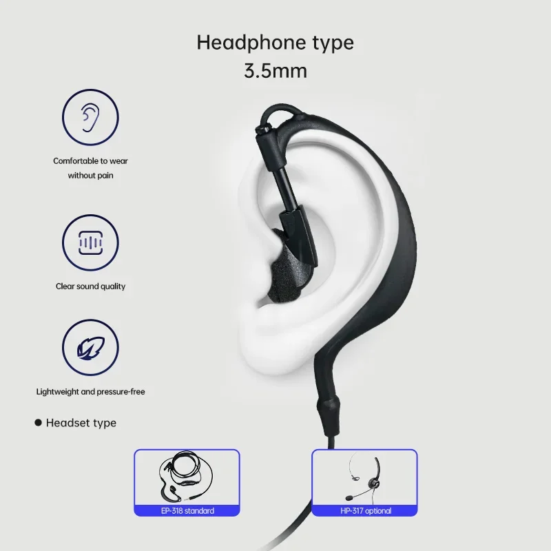 NAYA PNI-HT2100 Sistema de intercomunicación walkie-talkie full-duplex para llamadas multiparty Sistema de comunicación de llamadas de intercomunicación para varias personas en vivo
