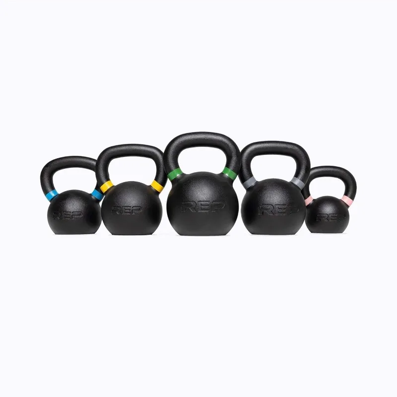 

REP Fitness Kettlebell Set and Singles, 4kg to 24kg, 9lb to 53lb Weight Range, Cast Iron, Strength Exercise Training, Home Gym