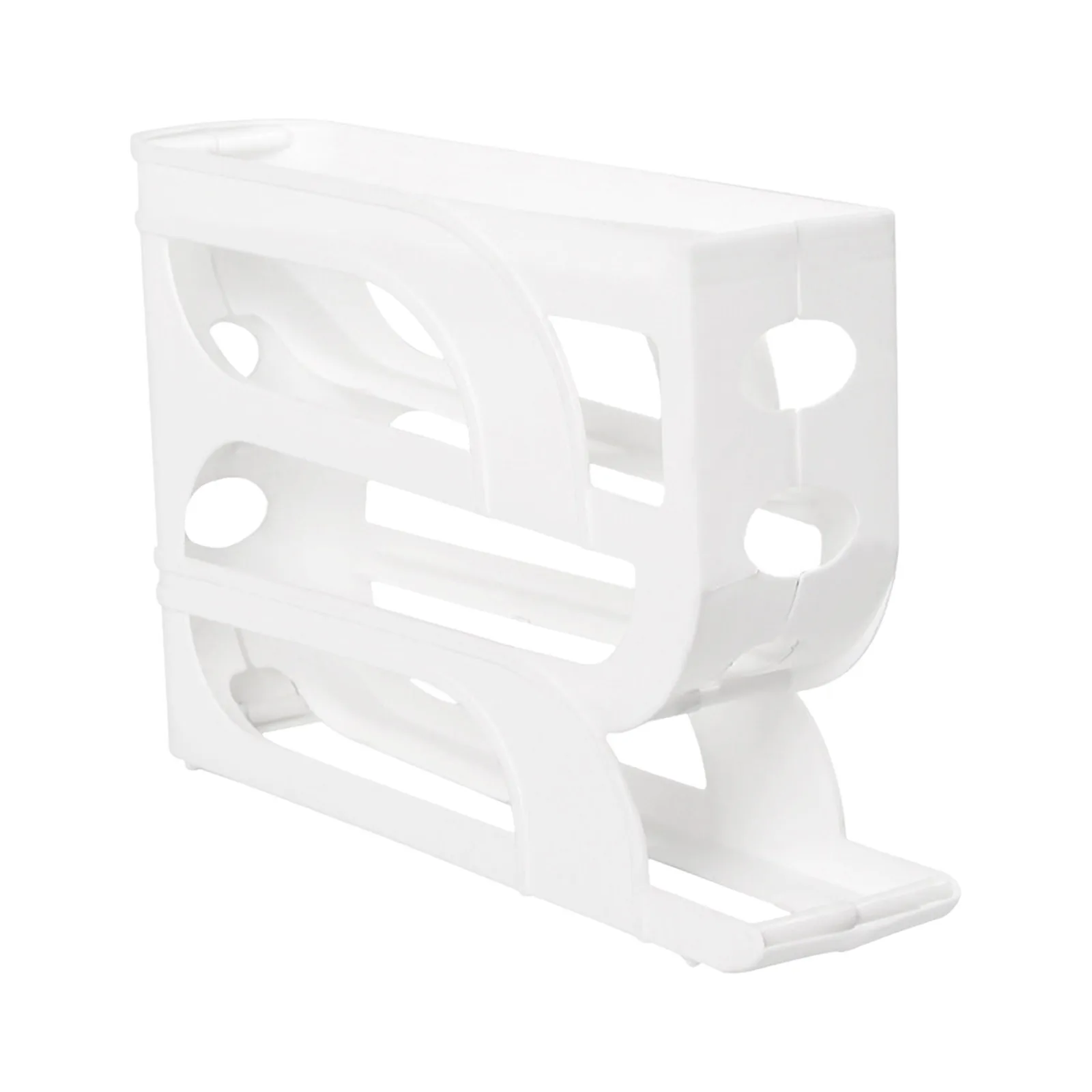 

High-quality! 4-layer Egg Rack, Refrigerator Automatic Egg Organizer, Space Saving Egg Dispenser Bracket, Can Hold 30 Eggs