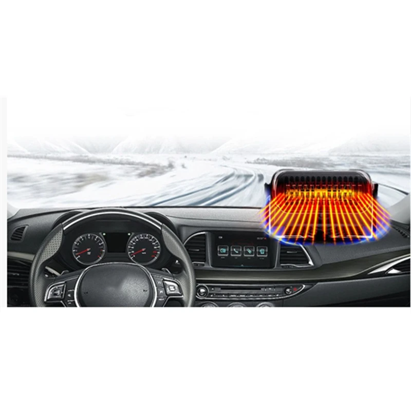Super Sale 30W Solar Car Heater Panel Winter Defroster Heating Fan Pet House Warmer Natural Wind Speed Portable Heater
