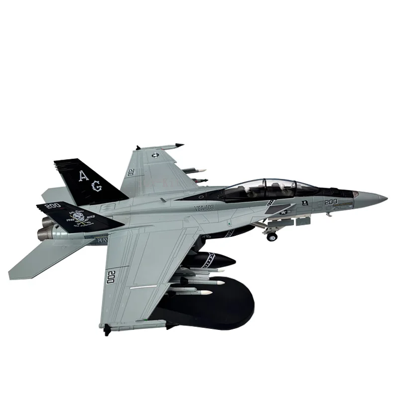 1/72 US Army F/A-18F F-18 Super Hornet F18 Shipborne Fighter selesai Diecast logam pesawat militer Model koleksi mainan atau hadiah