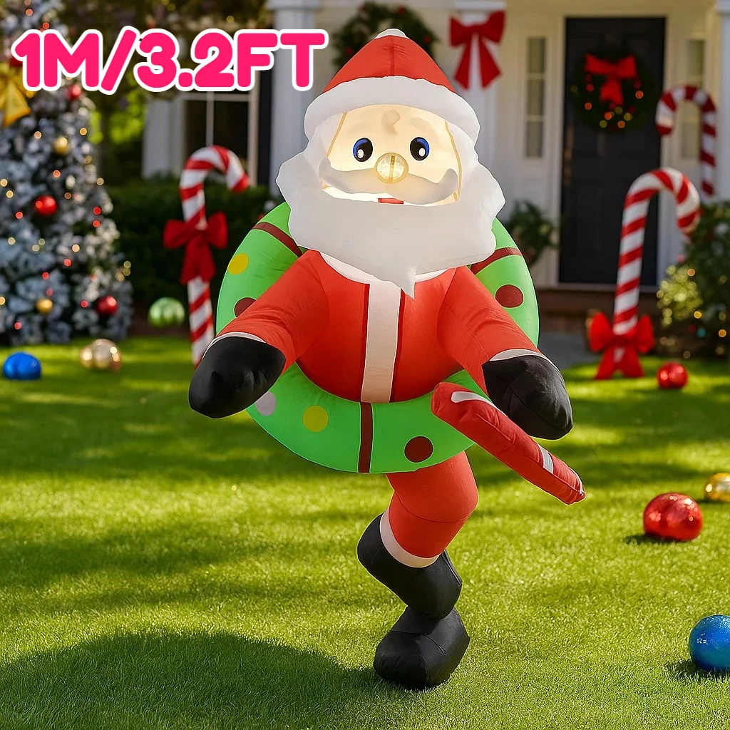 1M/3.2FT Santa Wrea… - image