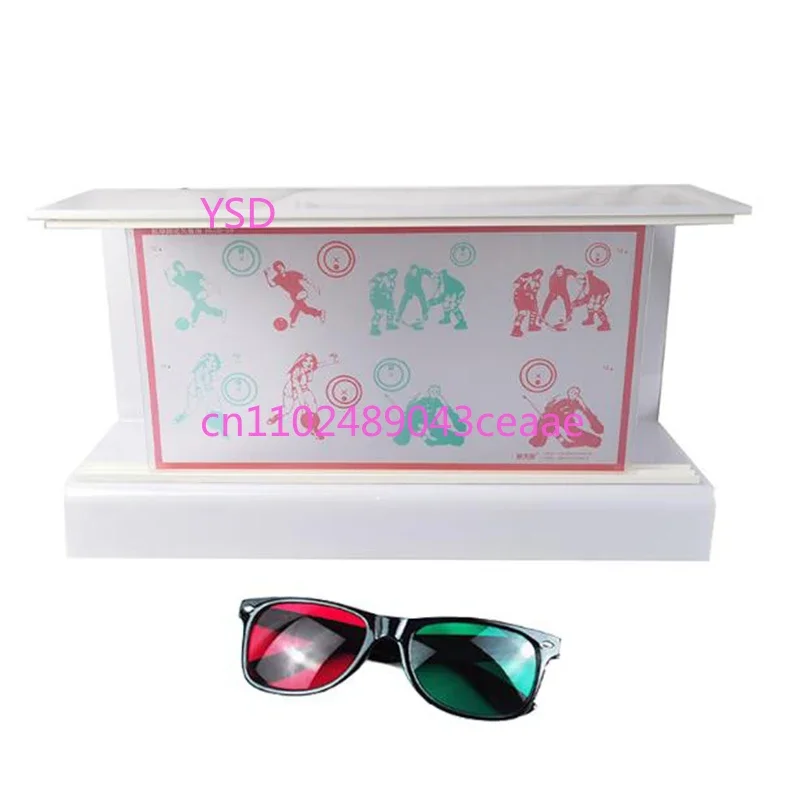 Red-Green Stereo Training Device - Visual Correction Cards for Strabismus/Amblyopia De-suppression Therapy
