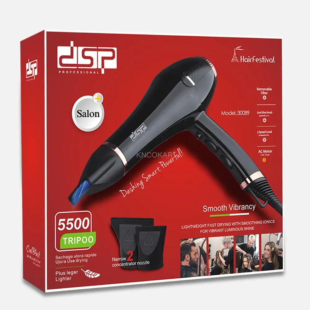 Household High-Power Hair Dryer Adjustable Multi-Function Hairdresser Hair Dryer Does Not Hurt The Power Generation Hair Dryer