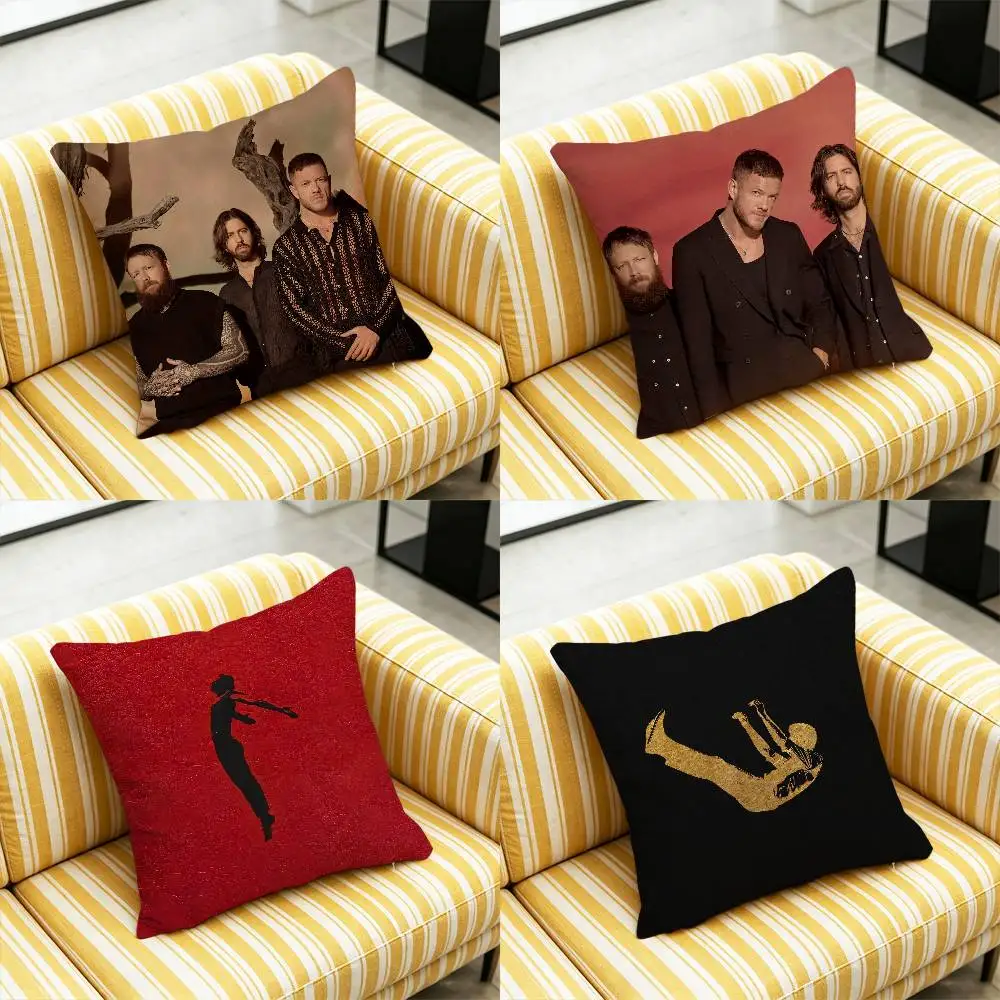For Imagine Dragons Throw Pillow Cover Case Custom Decorative Pillowcase Accent Cushion Covers Gift