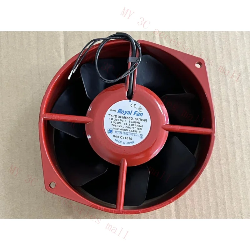 1PC FOR ROYAL FAN UFM655D-TP[B56] AC200V 41/36W high temperature resistant fan