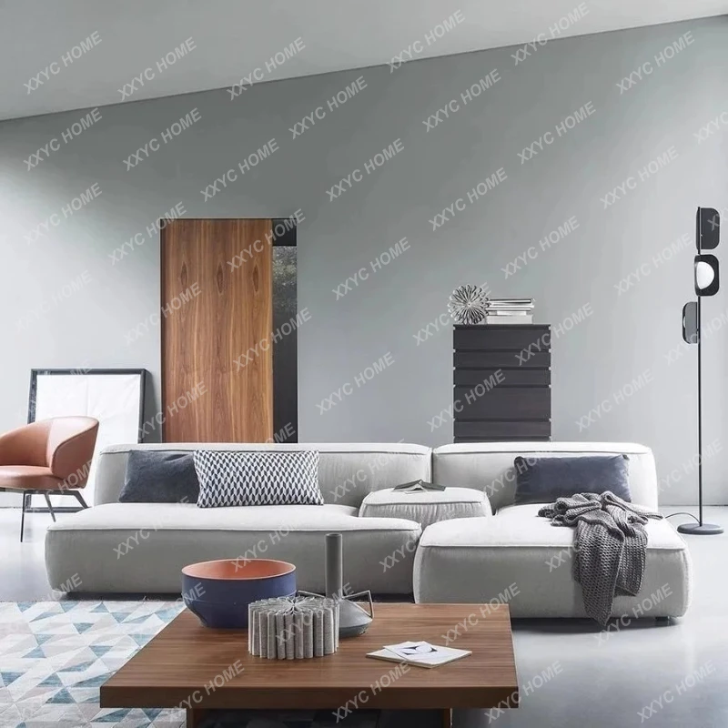 AA minimalist sofa large flat horizontal hall island sofa free combination