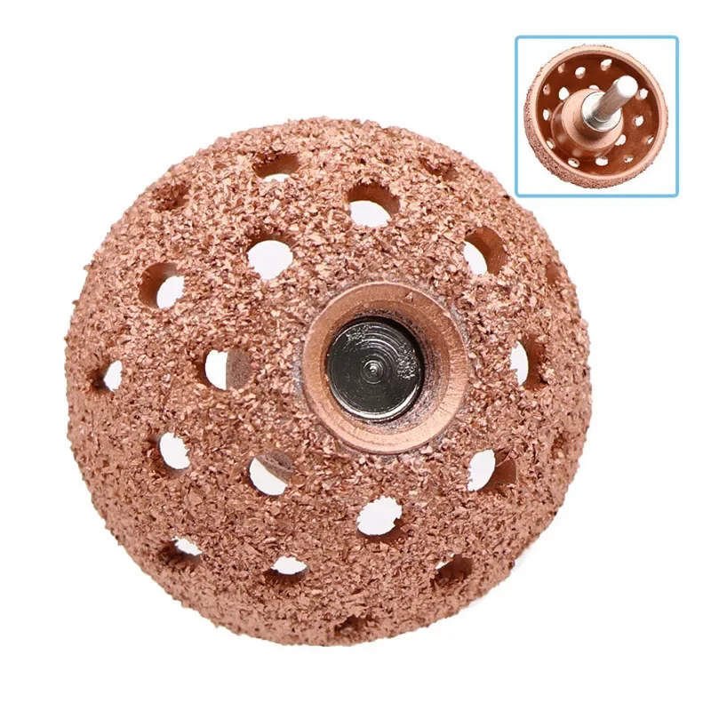 42/55mm Tire Grinding Head Tungsten Steel Material Hemispherical Pneumatic Grinding Head Tire Repair Tool Workshop Accessories