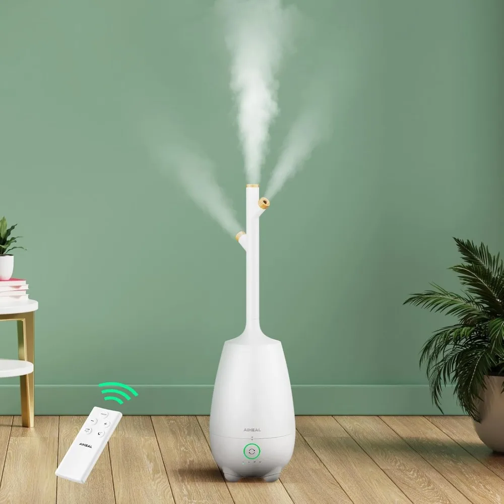 

New Humidifiers for Bedroom , 5L Top Fill Cool Mist Ultrasonic for Baby Plants, Smart Humidistat Mode, Essential Oil Diffuser