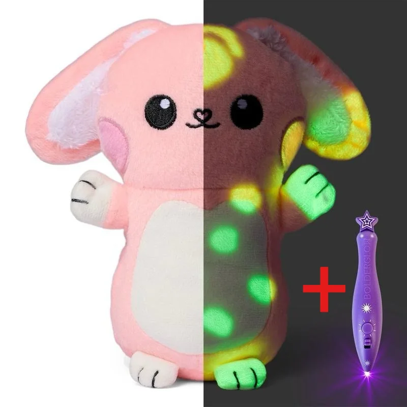 NEW Glowing Plush Toy Soft Animal For Kids With Night Light Function For Bedtime Companion And Travel Birthday Gift