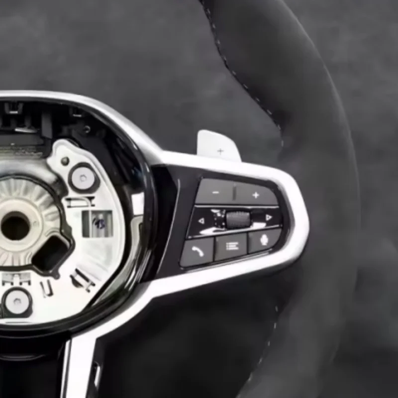 Customized Suede Car Steering Wheel For BMW G20 G22 G26 G30 F10 G80 G90 X3M X4M X5M G42 M3 G36 G11 G38 G82 Accessories