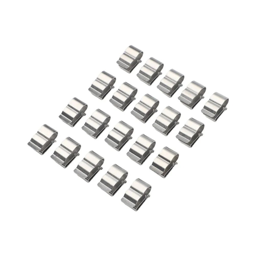 For PV Cable Clips for 2x6mm for solar Panel Wire Made of Stainless Steel Designed for Boat and Cable Fastening