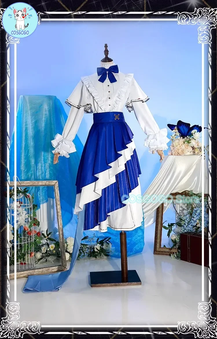 COSGOGO Nijisanji Enna Alouette Elira Pendora Cosplay Costume Cos Game Anime Party Uniform Hallowen Play Role Clothes Clothing