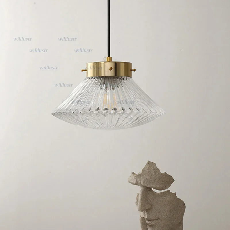 

Clear White Glass Pendant Lamp Metal Suspension Light Hotel Restaurant Living Dinning Bedroom Hanging Ceiling Chandelier