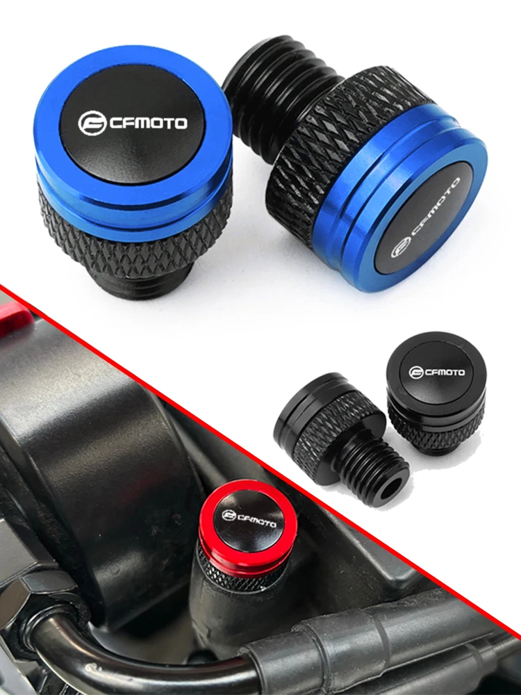 Pour CFMOTO 800NK 800 MT-X 650 450 MT 700CLX CF 150 250 300 400 650 NK accessoires de moto rétroviseur trou bouchon vis