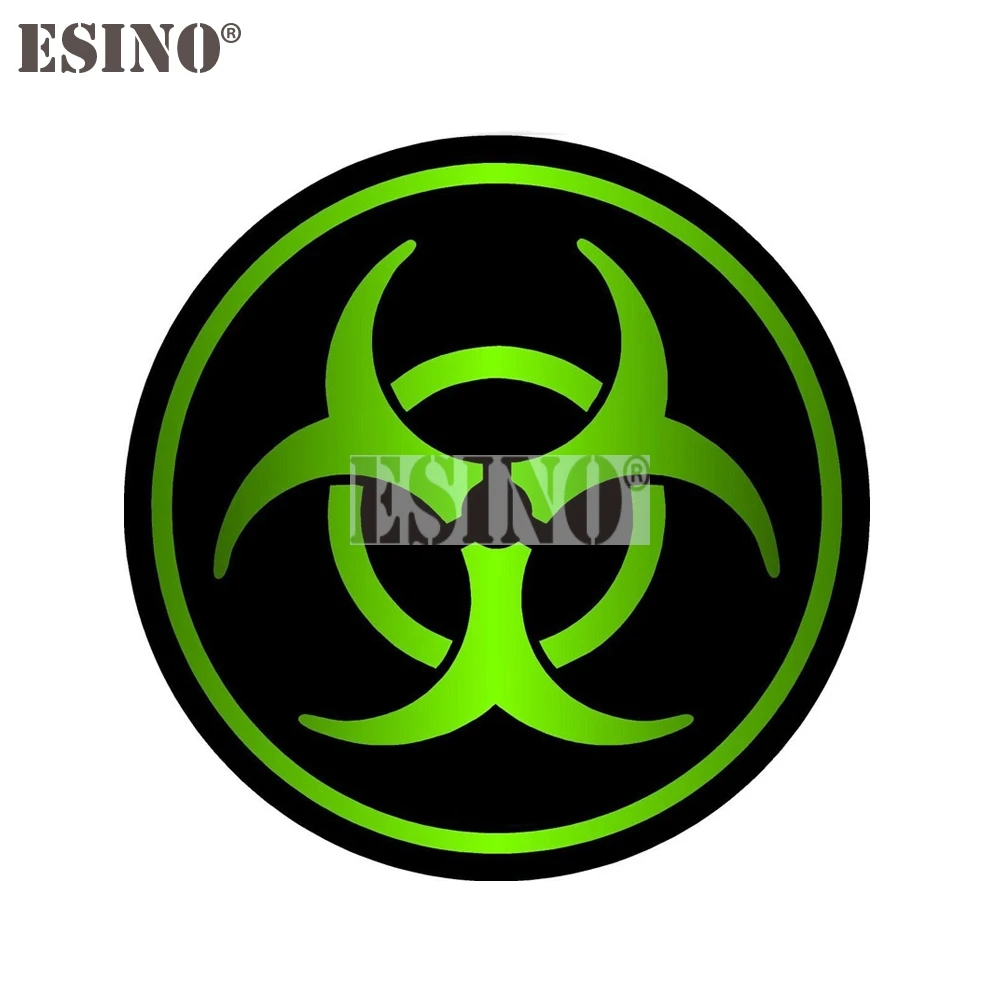 Car Styling Zombie Bio Hazard Decal Cartoon PVC  Waterproof Car Body Sticker Pattern Vinyl