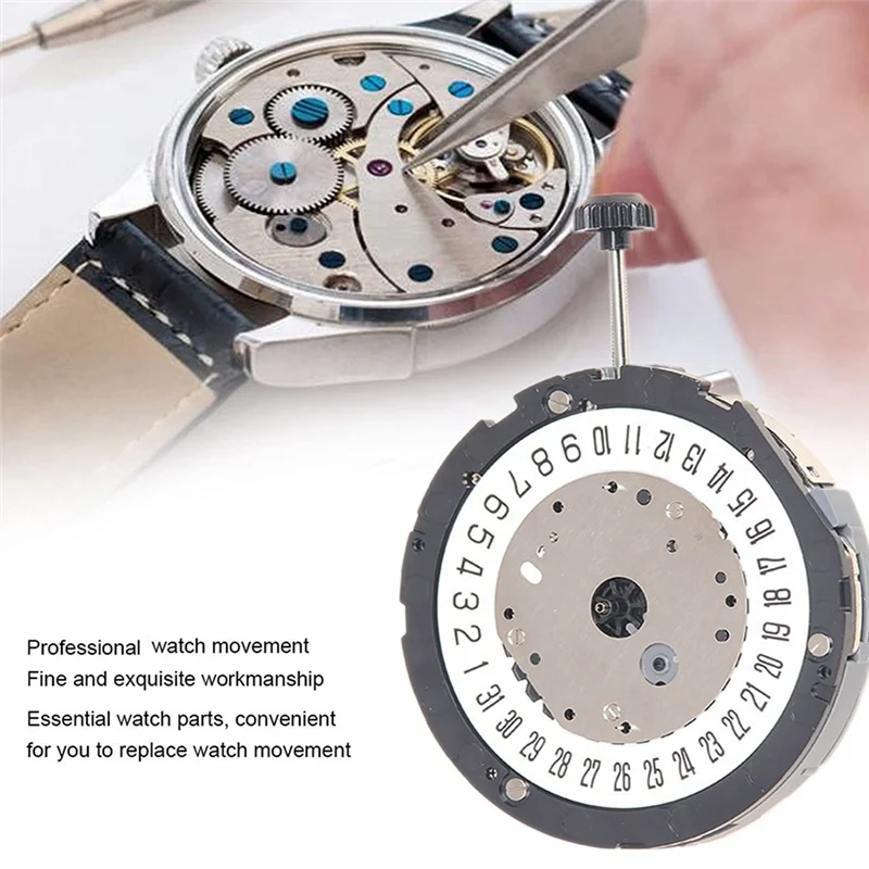 حركة 6S21 حركة ساعة كوارتز عالية الدقة مع مقود وتقويم واحد لـ MIYOTA