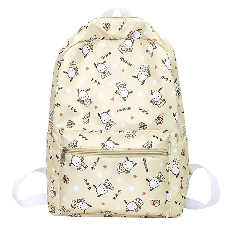 Nowy plecak Sanrio Hello Kitty Cartoon Anime Women Cute Light Backpacks Stitch Student Bag Shoulder School Kids Bags Girl Gift