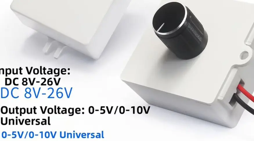 

Voltage Signal Generator Dual-mode Output 0-10V/0-5V Analog Signals Input Voltage 8V-26V DC Stable Drive For Most Input Signals