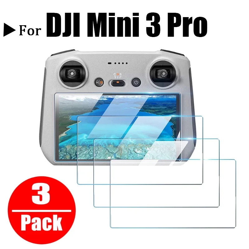 Vidrio templado para DJI Air 3 RC2 Protector de pantalla película protectora antiarañazos para DJI Mini 3 Pro accesorios de control remoto