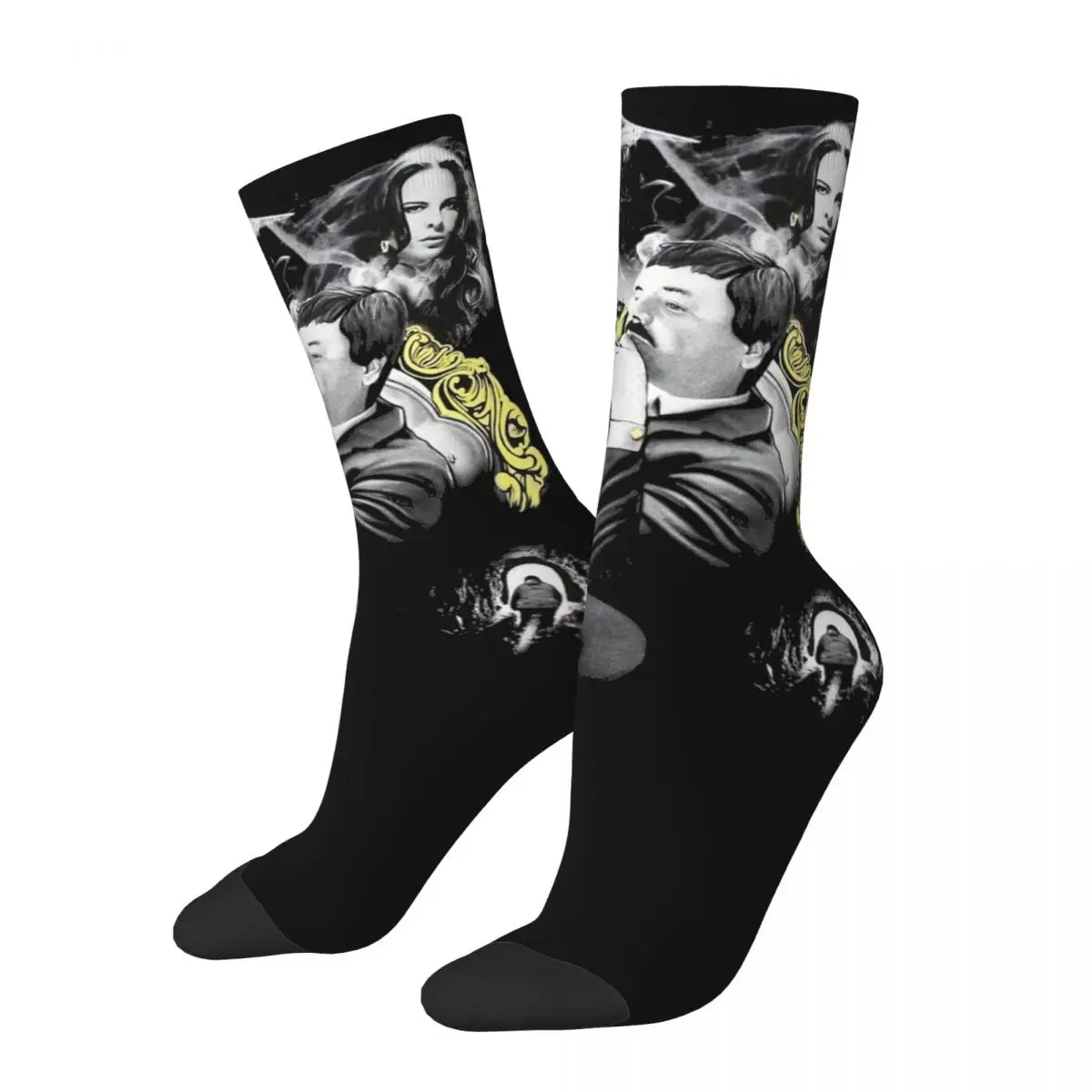 Tony Montana Stockings gangster Pattern Harajuku Socks Spring Anti-Slip Socks Unisex Men Outdoor Sports Soft Breathable Socks