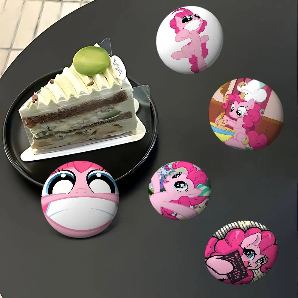 Cute P-pinke P-pie Badge Pins For Friend, Backpack, Clothing, Collectible Accessories, Jewelry Gift
