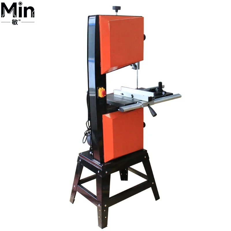 14 Inch Band Saw Machine Mechanical Vertical Wood Band Saw Portable Metal Cutting Saw Tool for Woodworking Metalworking Workshop