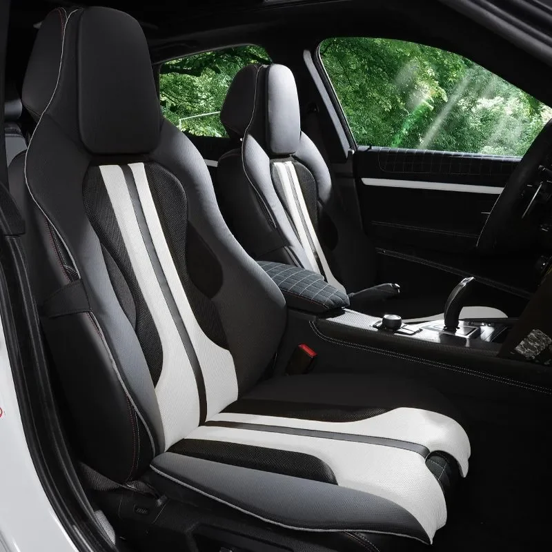 VOOR HONDA CIVIC TYPE R Kussen Autostoel Stoel Terug Mesh Lumbale Rugbrace Massage Rugkussen Ondersteuning Thuiskantoor