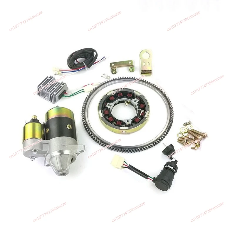 Air-cooled, micro-tiller, accessories 173F 186FA 188F 192 electric start, full set of starting and modification