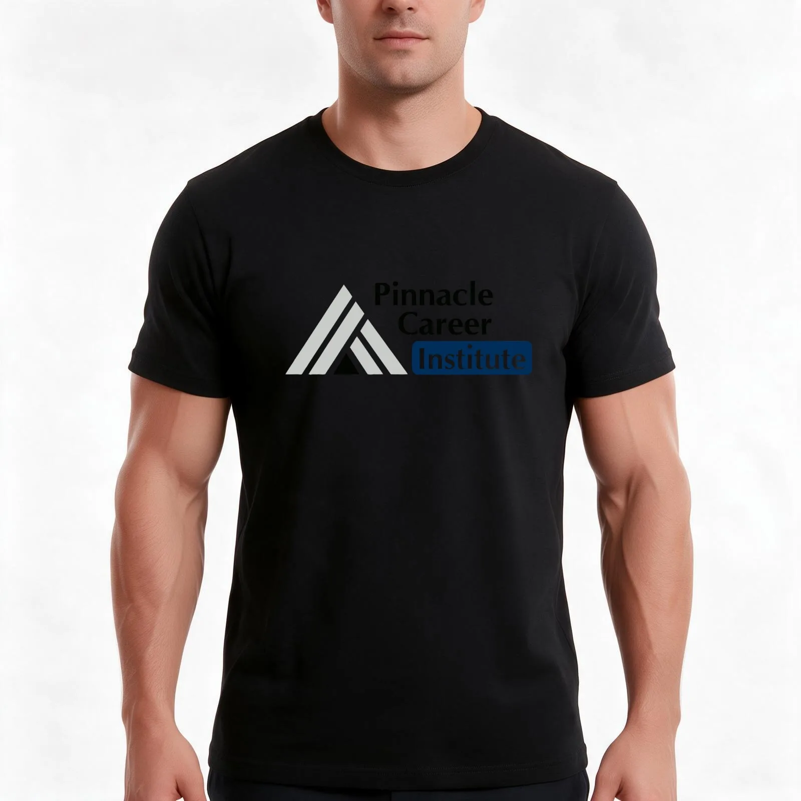 Pinnacle Career Institute T-Shirt, Summer Casual Cotton Tee, Oversized Streetwear Tops, Vintage Graphic Print, Unisex Men Women