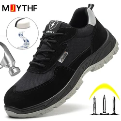 Insulated 6kV safety shoes Male anti smashing and anti piercing Work boots Steel Toe shoes Anti scalding Welding shoes Non-slip
