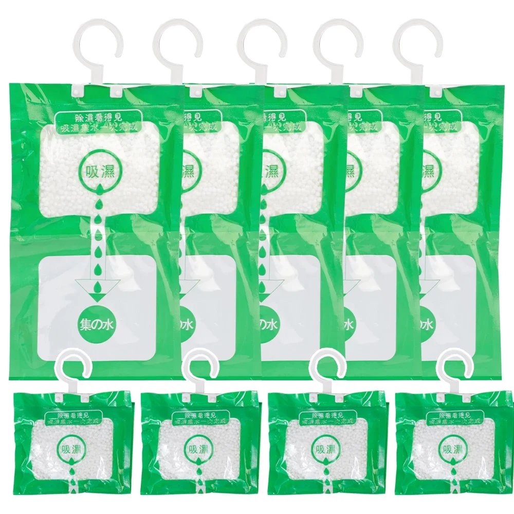 5/3/1Pcs Moisture Absorber Hanging Bag Moldproof Wardrobe Antihumidity Bags Dehumidification for Closet Bedroom Bathroom Indoor