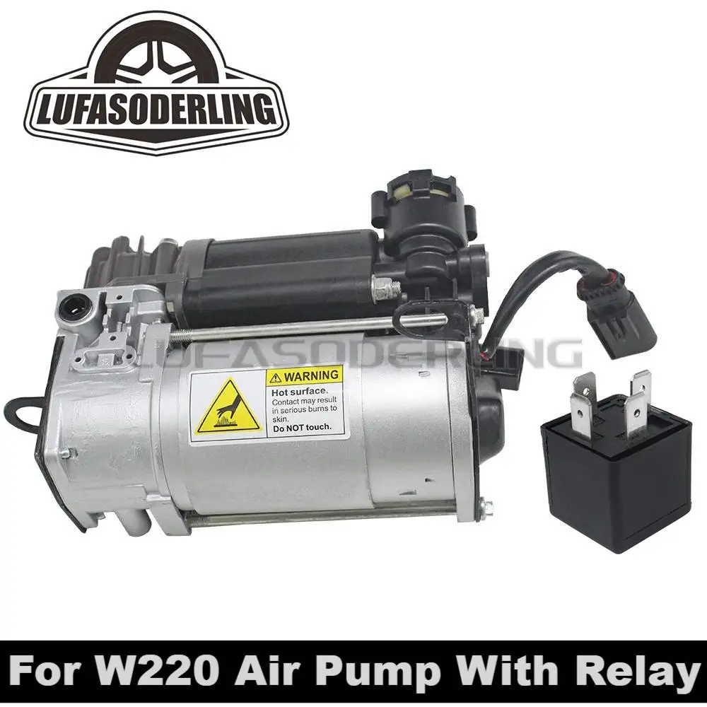 

For Mercedes W220 W211 S211 C219 Air Suspension Compressor Pump With Relay 220320104 2113200304, Suspension Height Adjustment