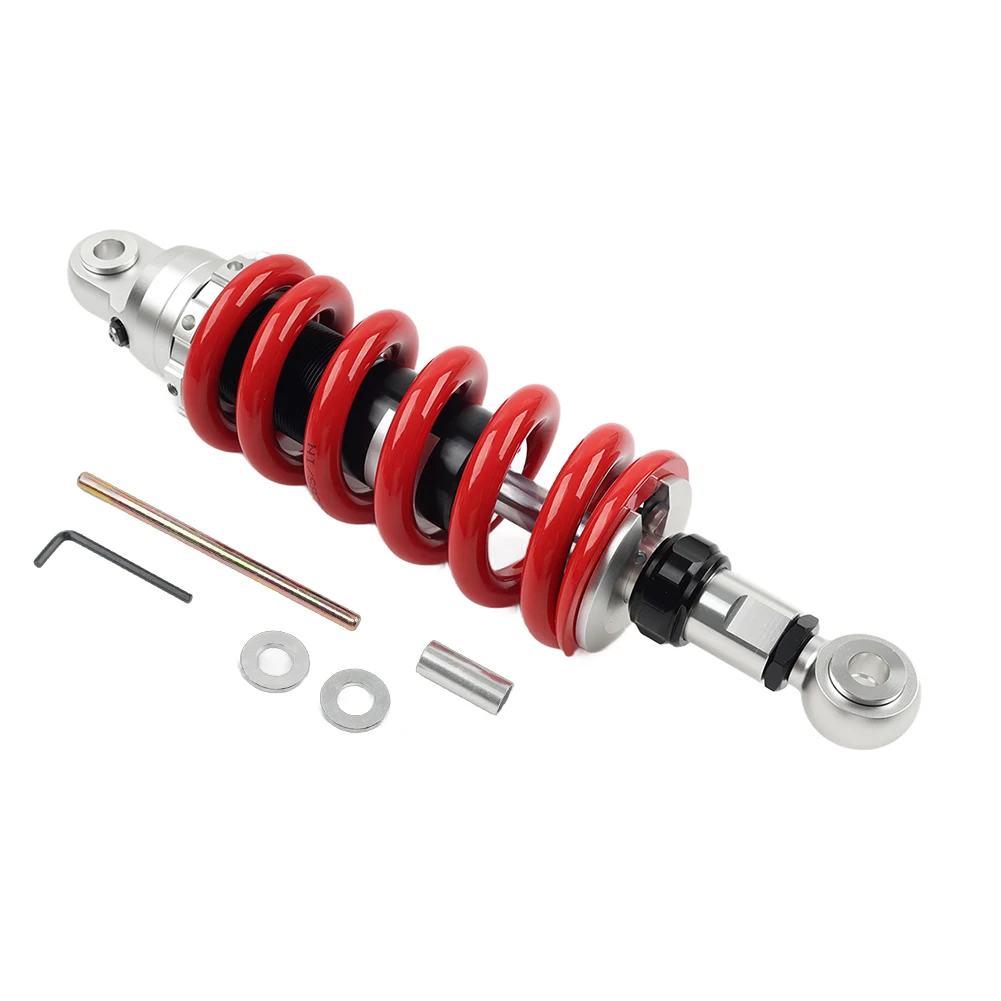 Motorcycle 320mm Shock Suspension Absorber 13mm Spring For Universal For Kawasaki For Ducati For Honda Aluminum Red