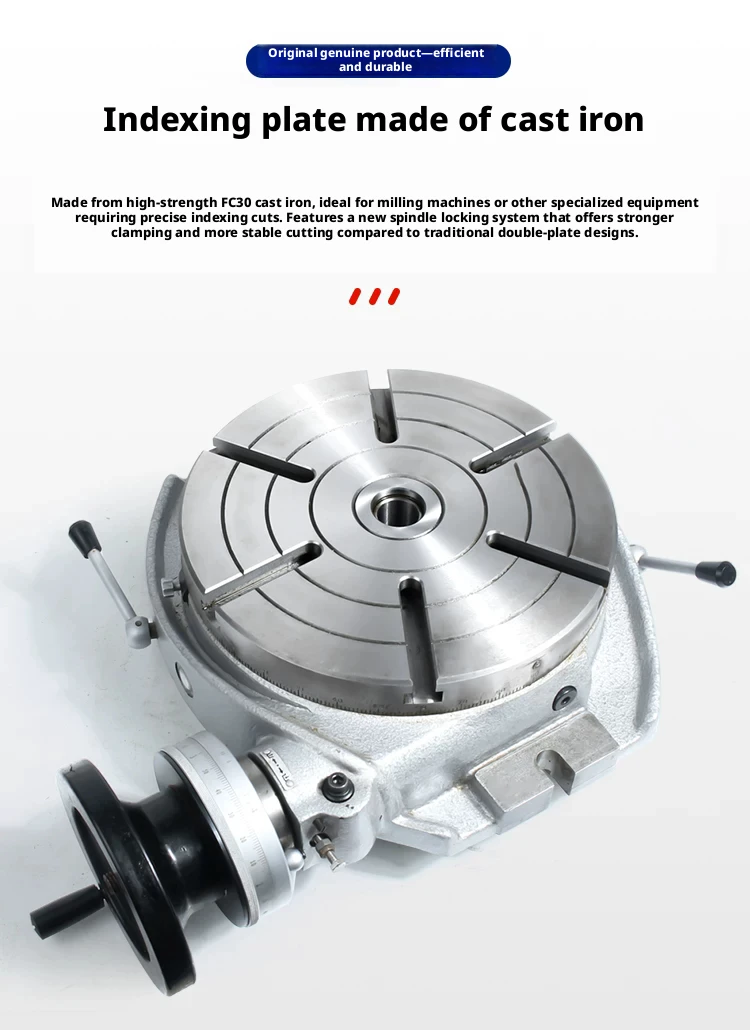 TS250 Horizontal Indexing Disc, 250mm High-precision Indexing Head, Rotary Worktable Machining Center