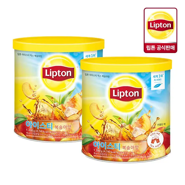 Lipton Ice Tea Peach 1,2 kg 2 Unidades