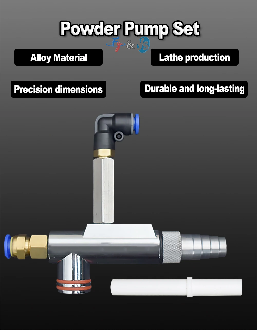 Powder Core, KCI Powder Pump Core,Venturi,Electrostatic Spray Gun,Powder Coating Machine Powder Spraying Accessories