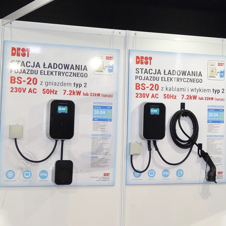 Оптовая цена, 11kW Wallbox Тип 2, зарядная станция для электромобилей