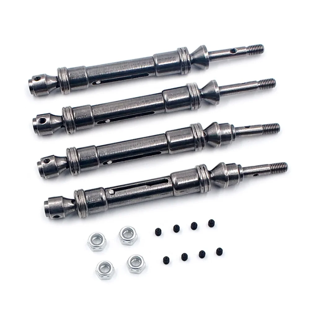 2pcs Drive Shafts For For TRAXXAS For SLASH 4x4 With Front And Rear Metal Axles Compatible With 1/10 Scale Rustler Stampede