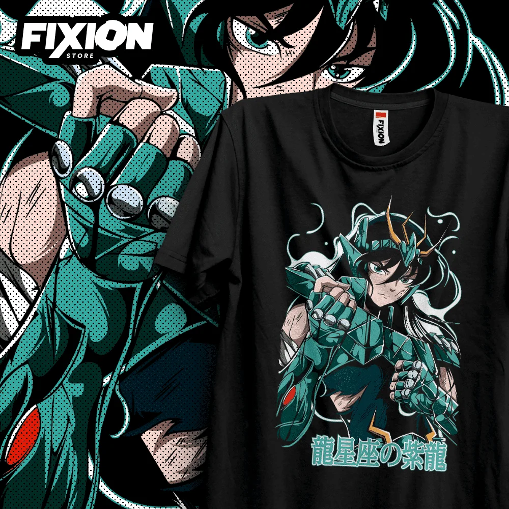 Saint Seiya – Shiryu – O Anime T Shirt Manga Gift For Anime Lover All Size Cotton