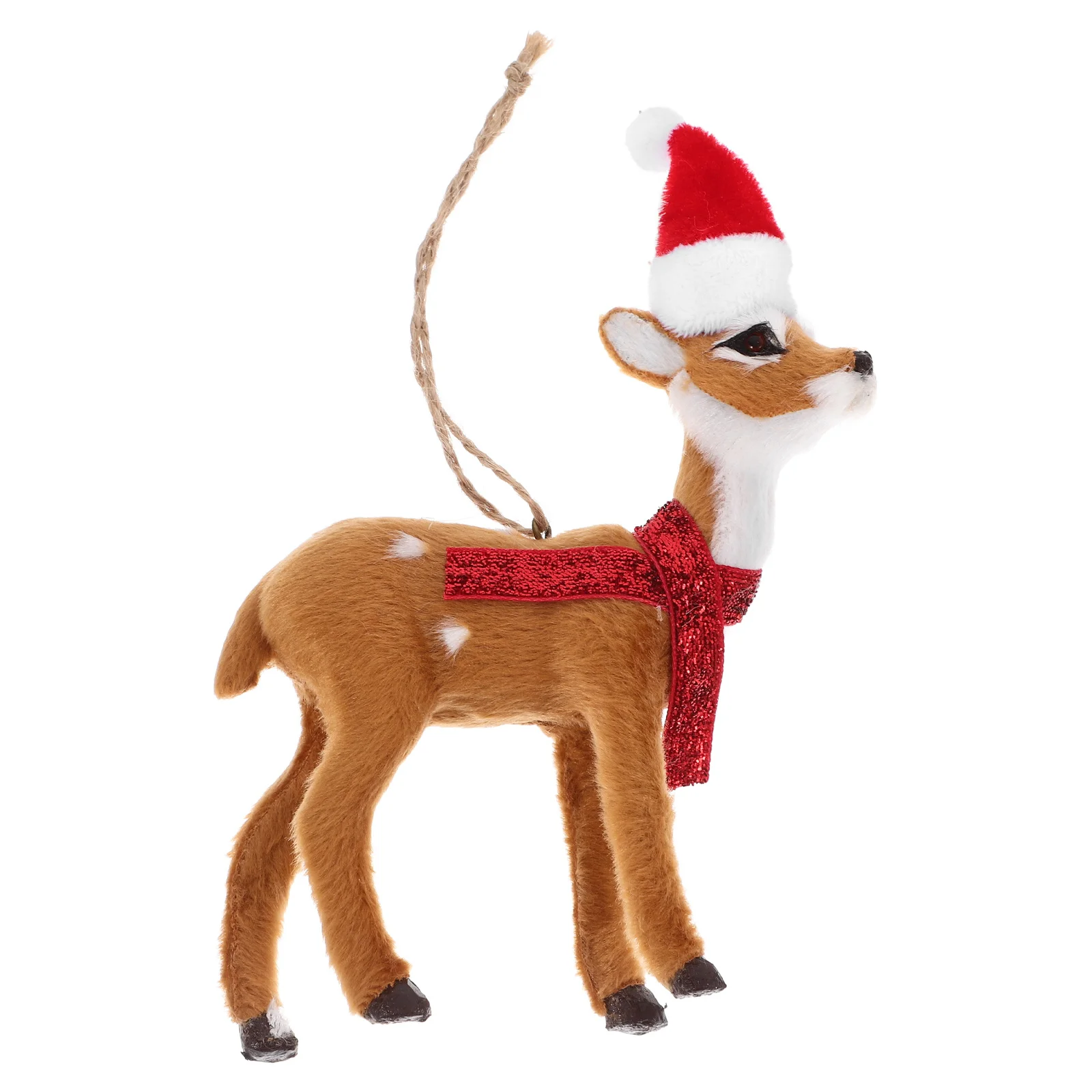 

Christmas Elk Hanging Ornament Strong Long-Lasting Xmas Tree Decoration Festive Party Decor Indoor Outdoor Holiday Scene Layout